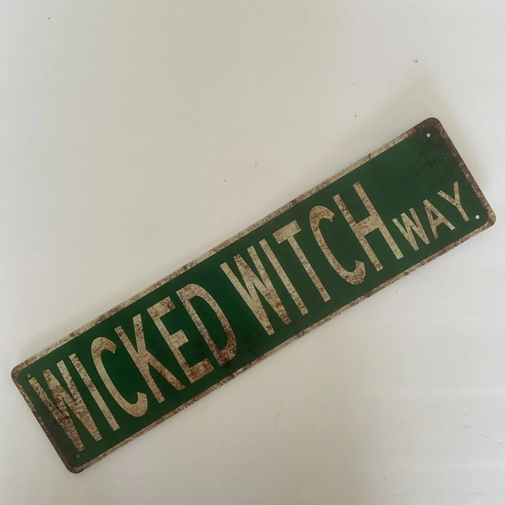 Halloween Street Sign NWT